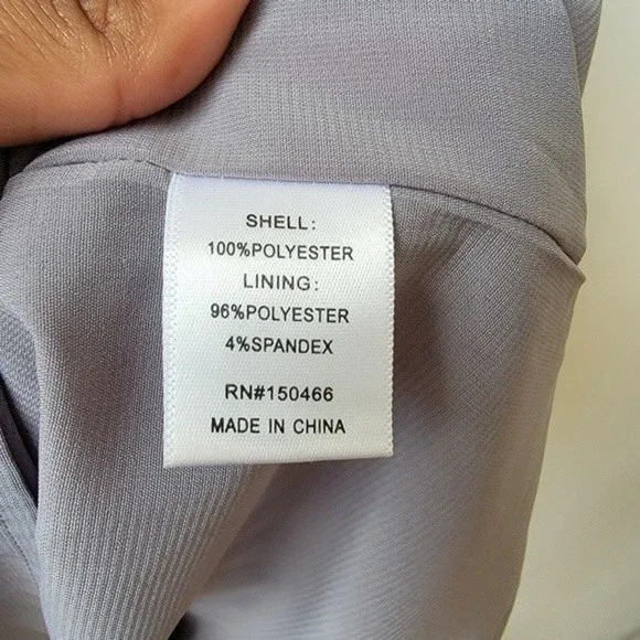 41 Hawthorne Gray Pink Print Light Weight Summer Dress Size XS - Picture 5 of 9